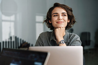 Woman Smiling